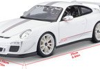 Bburago Plus Porsche 911 GT3 RS 4.0 1:18 bílá