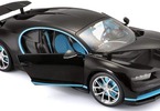 Bburago Plus Bugatti Chiron 1:18 černá