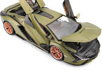 Bburago Lamborghini Sián FKP 37 1:18 zelená metalíza