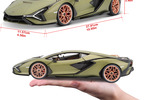 Bburago Lamborghini Sián FKP 37 1:18 zelená metalíza