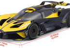 Bburago Bugatti Bolide 1:18 žlutá