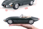 Bburago Jaguar E-type Cabriolet 1:18 zelená