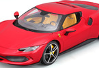Bburago Ferrari 296 GTB 1:18 červená