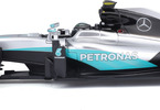 Bburago Plus Mercedes AMG Petronas W07 1:18 Rosberg