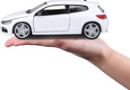 Bburago Plus Volkswagen Scirocco R 1:24 white