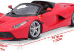 Bburago Ferrari LaFerrari Aperta 1:24 red