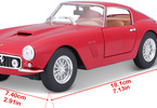 Bburago Ferrari 250 GT Berlinetta 1:24 red