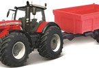 Bburago Massey Ferguson 8740S with accessories (gift set)