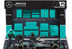 Bburago Mercedes-AMG Petronas W16 (2025) 1:43 #12 Antonelli (Pit Pass Set)
