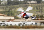 RC model vrtulníku Blade Red Bull BO-105 CB 130X BNF Basic: V letu