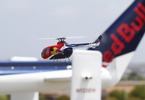 RC model vrtulníku Blade Red Bull BO-105 CB 130X BNF Basic: V letu