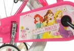 DINO Bikes - Dětské kolo 14" Princess se sedačkou pro panenku a košíkem
