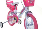 DINO Bikes - Dětské kolo 16" Jednorožec se sedačkou