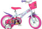 DINO Bikes - Dětské kolo 12" Barbie s košíkem: Pohled