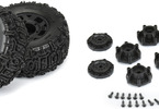 Duratrax kolo 2.2"/3.0" Warthog H12/14mm černé (2)