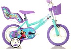 DINO Bikes - Dětské kolo 12" Frozen se sedačkou pro panenku a košíkem: Pohled