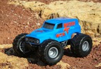 ECX Mikro Ruckus Monster Truck 1:28 RTR modrý: V akci