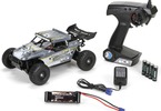 RC model auta ECX Roost 1:18 4WD: Obsah balení - žlutá verze