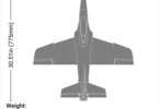 E-flite Habu SS 0.7m 50mm EDF Jet BNF Basic AS3X+ SAFE Select