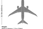 E-flite Boeing 787-8 Dreamliner 0.7m BNF Basic AS3X SAFE Select