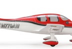 E-flite Cirrus SR22T 0.7m SAFE Select BNF Basic