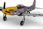 E-flite P-51D Mustang 0.49m Detroit Miss SAFE Select BNF Basic