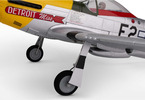 E-flite P-51D Mustang 0.49m Detroit Miss SAFE Select BNF Basic