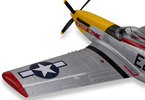E-flite P-51D Mustang 0.49m Detroit Miss SAFE Select BNF Basic