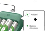 GP USB nabíječ ECO AA/AAA + 4xAA 2100mAh GP ReCyko