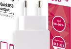 Síťový univerzální USB adaptér (zdroj) QC3.0 18W