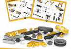 Engino Creative Builder loader with backhoe 3v1