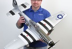 E-flite P-51D Mustang 1.2m SAFE Select BNF Basic