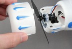 RC model UMX Waco: Prostor pro baterii