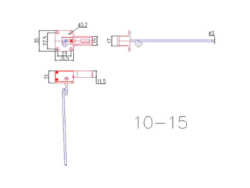 Eflite 10 15 Size Tricycle Electric Retracts (EFLG110) Astra