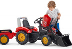 FALK - Pedal tractor Supercharger with excavator red