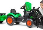 FALK - Šlapací traktor Supercharger s vlečkou
