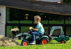 FALK - Pedal tractor Farm Lander with loader, excavator and siding green