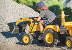 FALK - Pedal tractor Komatsu with Maxi loader, excavator and siding
