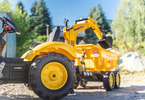 FALK - Pedal tractor Komatsu with Maxi loader, excavator and siding