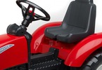 FALK - Šlapací traktor Garden Master s vlečkou červený
