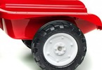 FALK - Šlapací traktor Garden Master s nakladačem a vlečkou červený