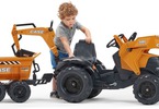 FALK - Pedal tractor Case IH Beckhoe with loader