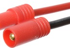 Konektor zlacený 3.5mm samice s kabelem 14AWG 10cm