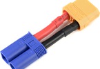 Konverzní kabel EC5 samec - XT-90 samice 10AWG