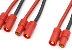 Kabel Y paralelní 3.5mm zlacený 14AWG 12cm