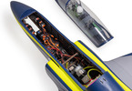 Hangar 9 Viper 2.1m 100N Turbine Jet ARF, zatahovací podvozek: pohon a veškerá elektronika, včetně akumulátorů se prodává samostatně.