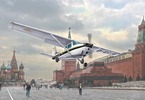 Italeri Cessna 172 Skyhawk - 1987 Landing on Red Square (1:48)