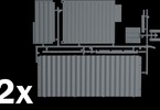 Italeri 20 feet container (1:24)