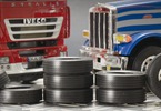 Italeri doplňky - TRUCK RUBBER TYRES (8x) (1:24)