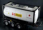 Italeri Tecnocar Trailer s 20 stopou cisternou (1:24)